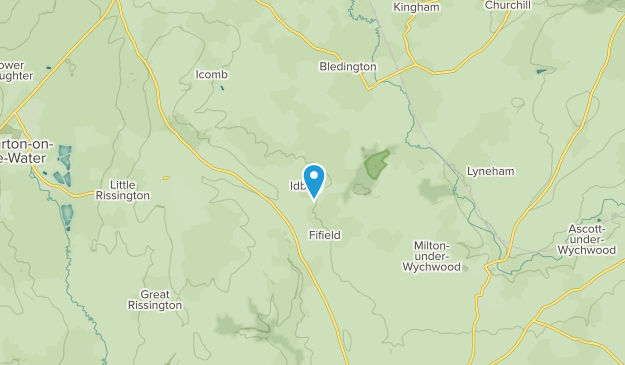 Idbury, Oxfordshire Map