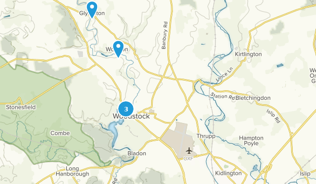Kidlington, Oxfordshire Map