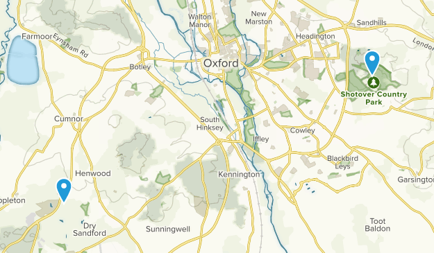 Oxford, Oxfordshire Map