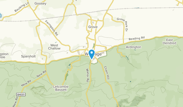 Wantage, Oxfordshire Map