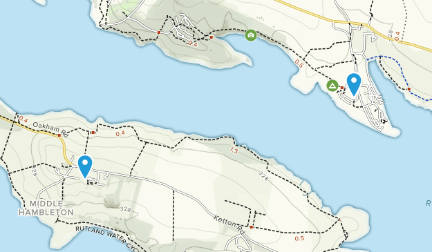 Oakham, Rutland Map