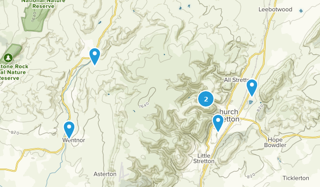 Church Stretton, Shropshire Map