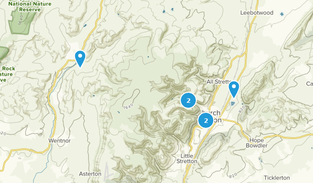 Church Stretton, Shropshire Map