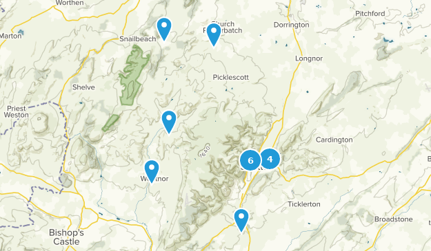 Church Stretton, Shropshire Map