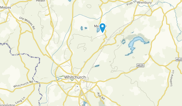 Whitchurch, Shropshire Map