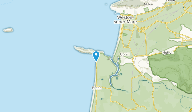 Burnham-on-Sea, Somerset Map