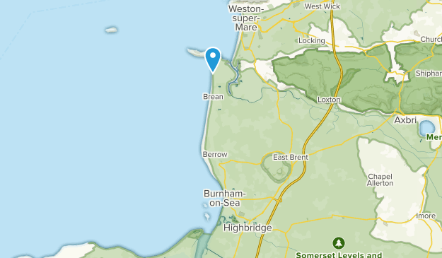 Burnham-on-Sea, Somerset Map
