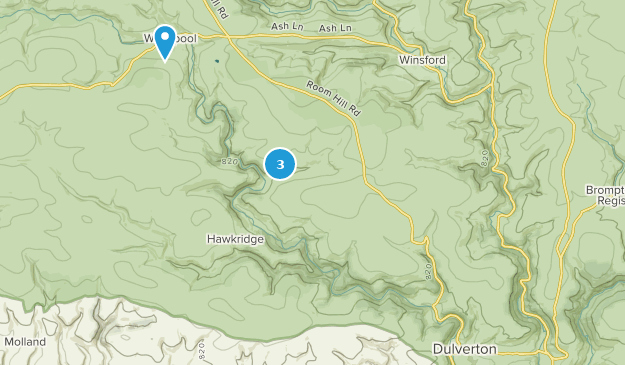 Dulverton, Somerset Map