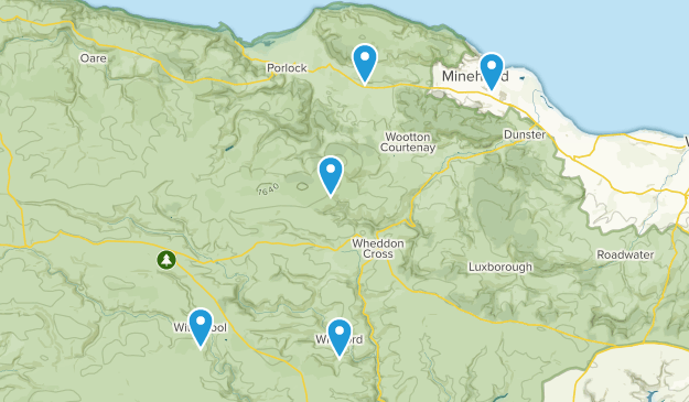 Minehead, Somerset Map