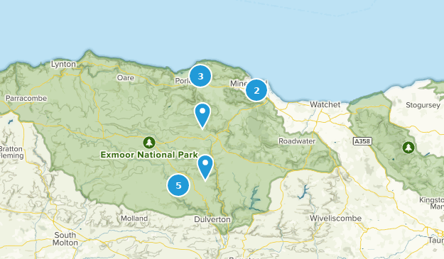 Minehead, Somerset Map