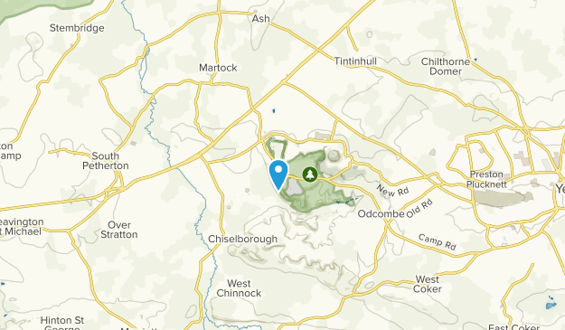 Stoke-Sub-Hamdon, Somerset Map