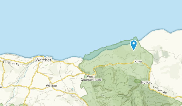 Watchet, Somerset Map