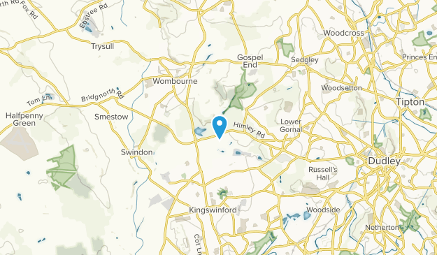 Himley, Staffordshire Map