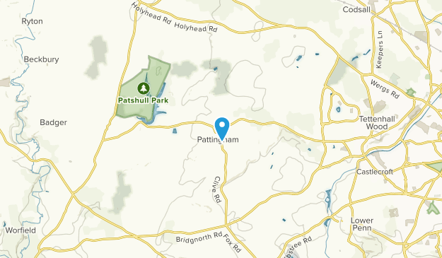 Pattingham, Staffordshire Map