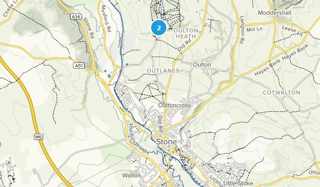 Stone, Staffordshire Map