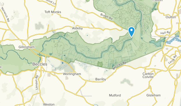 Beccles, Suffolk Map