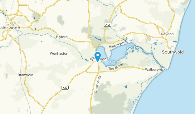 Blythburgh, Suffolk Map