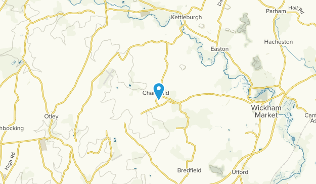 Charsfield , Suffolk Map