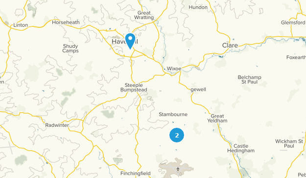 Haverhill, Suffolk Map