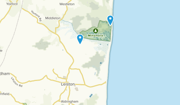 Leiston, Suffolk Map