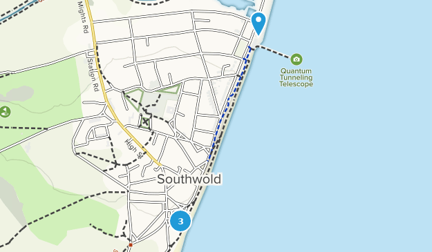 Southwold, Suffolk Map