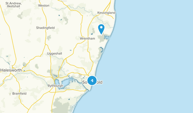 Southwold, Suffolk Map