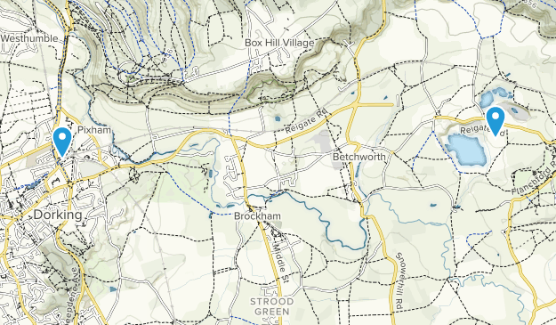 Betchworth, Surrey Map