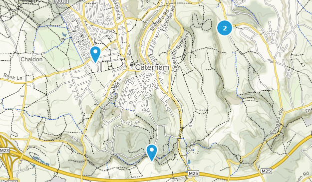 Caterham, Surrey Map