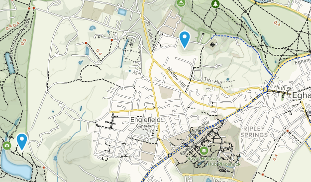 Egham, Surrey Map