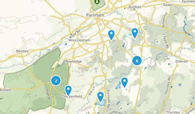 Farnham, Surrey Map