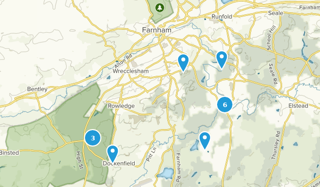 Farnham, Surrey Map