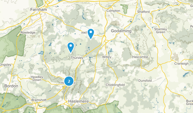 Godalming, Surrey Map
