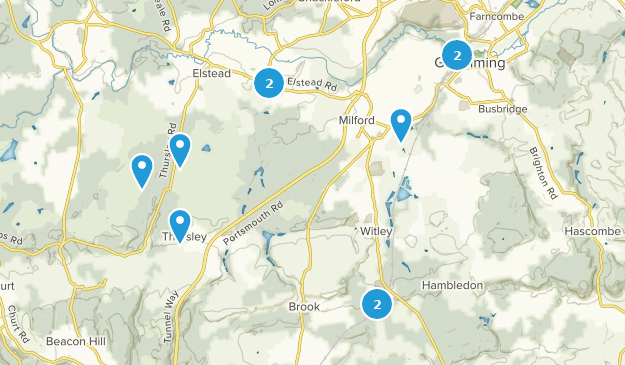 Godalming, Surrey Map