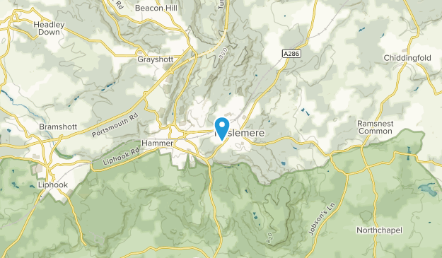 Haslemere, Surrey Map