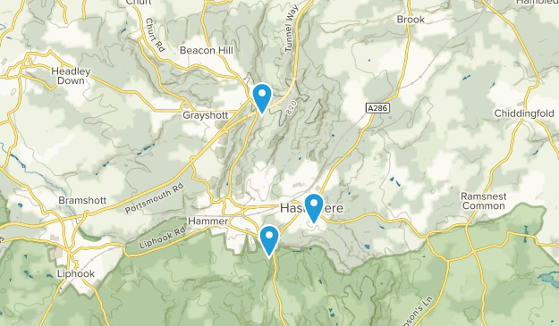 Hindhead, Surrey Map