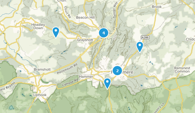 Hindhead, Surrey Map