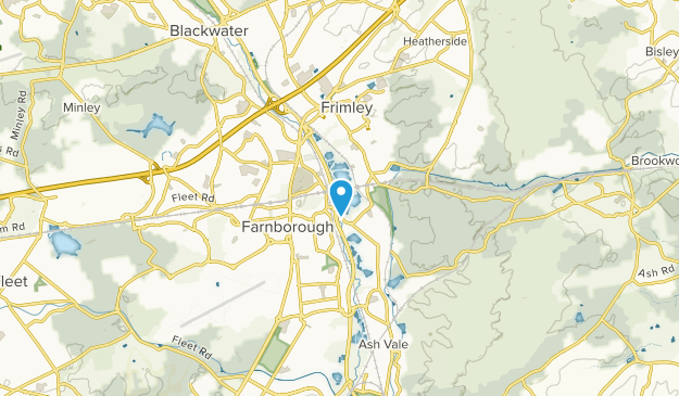 Mytchett, Surrey Map