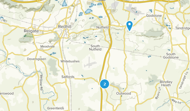 Redhill, Surrey Map