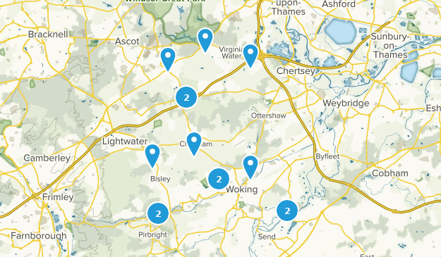 Woking, Surrey Map