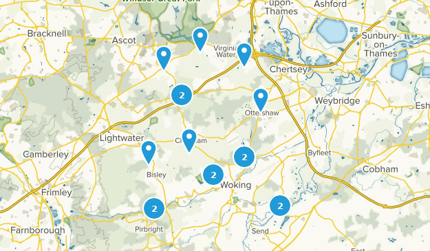 Woking, Surrey Map