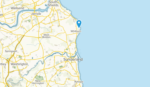 Sunderland, Tyne and Wear Map