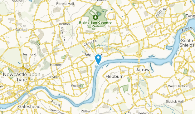 Wallsend, Tyne and Wear Map