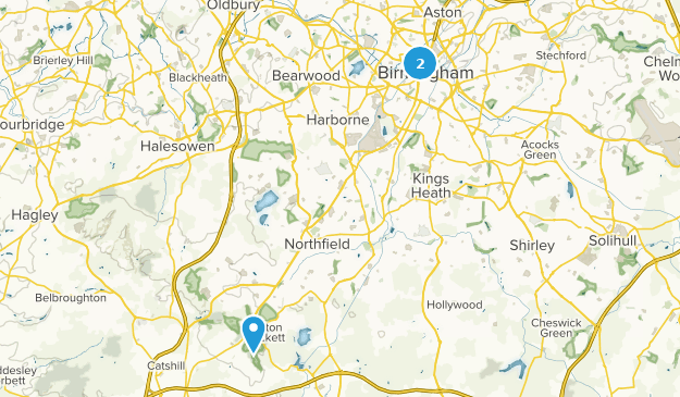 Birmingham, Midlands Occidentales Map