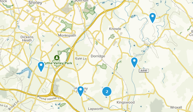 Solihull, West Midlands Map