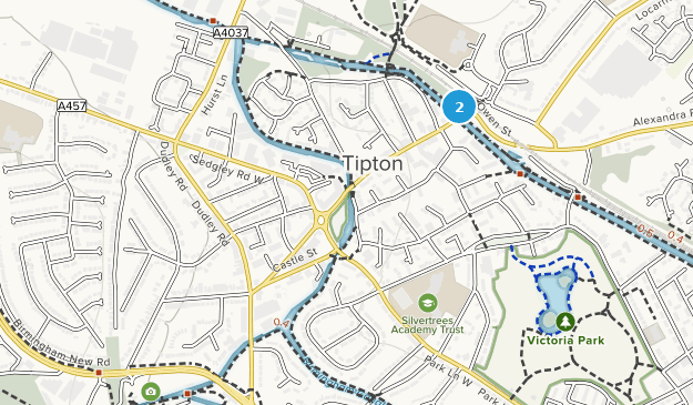 Tipton, Midlands Occidentales Map