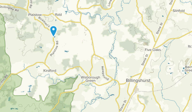 Billingshurst, Sussex Occidental Map