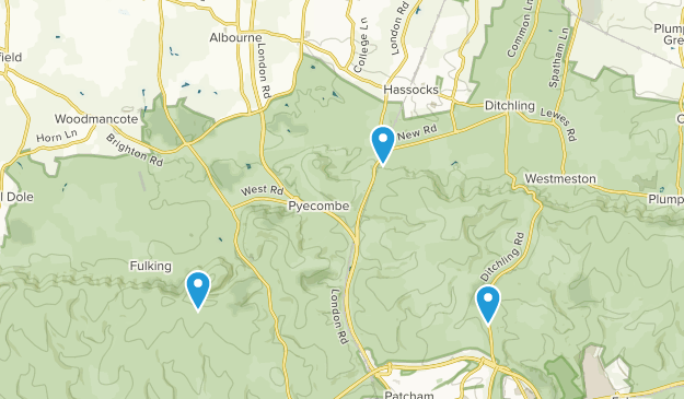 Hassocks, Sussex Occidental Map