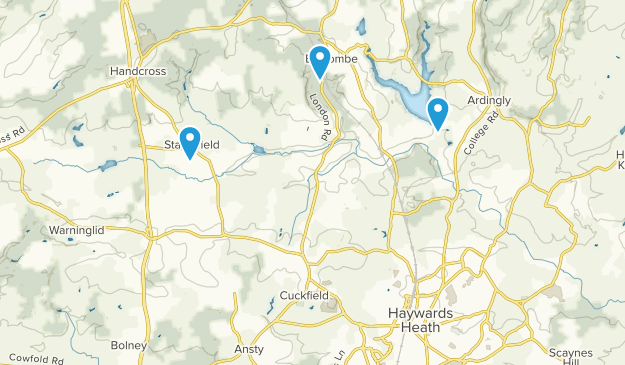 Haywards Heath, Sussex Occidental Map