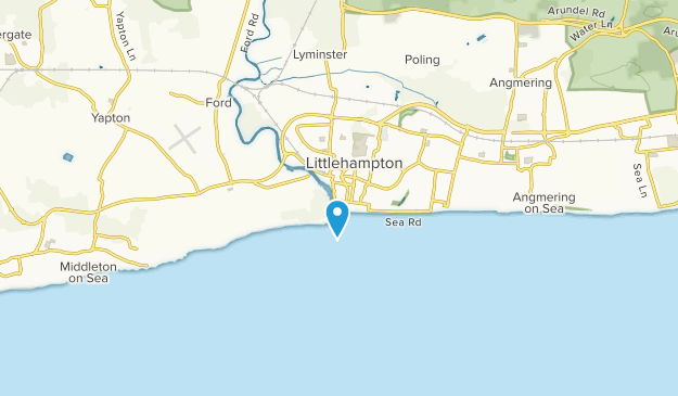 Littlehampton, Sussex Occidental Map