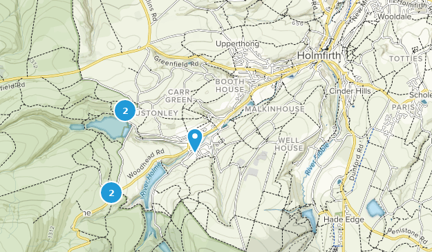 Holmfirth, West Yorkshire Map